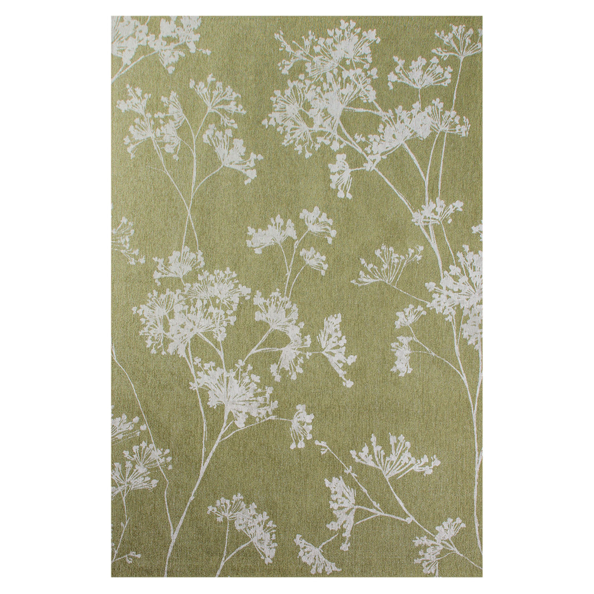 Lola&Moi vloerkleed Blossom - groen - 170x240cm