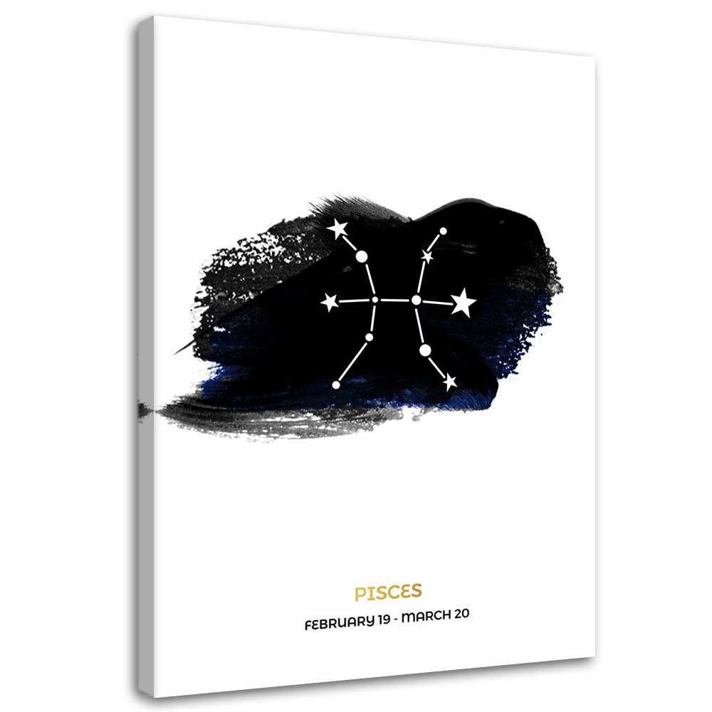 Feeby Obraz na płótnie Znak zodiaku Ryby 40x60