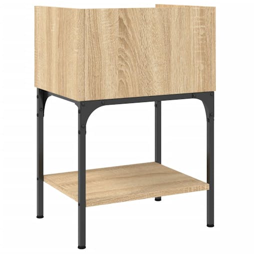 NNEVL Bedside Tables 2 pcs Sonoma Oak 40.5x31x60 cm Engineered Wood