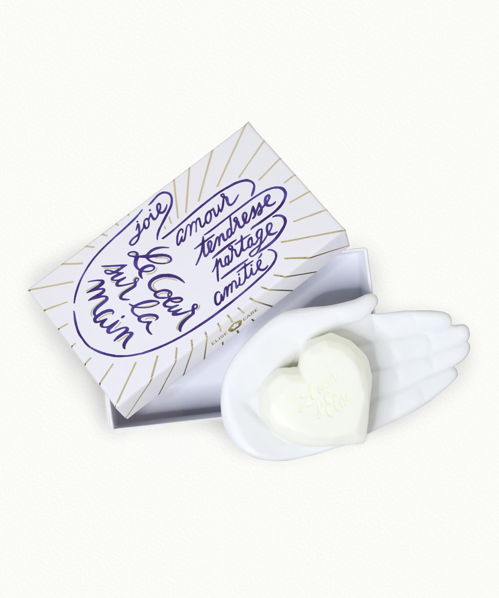 Coffret EliseCare - Savon Fleur d'Oranger & porte savon