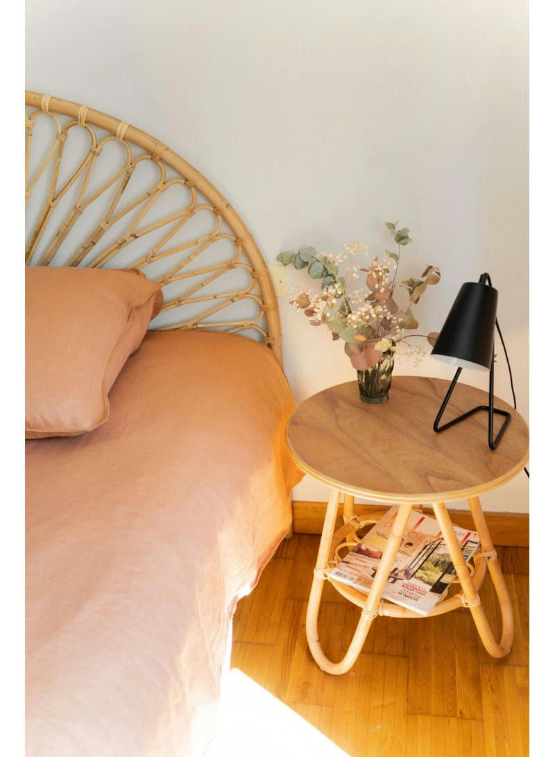 JAHE - Table d'appoint rotin naturel