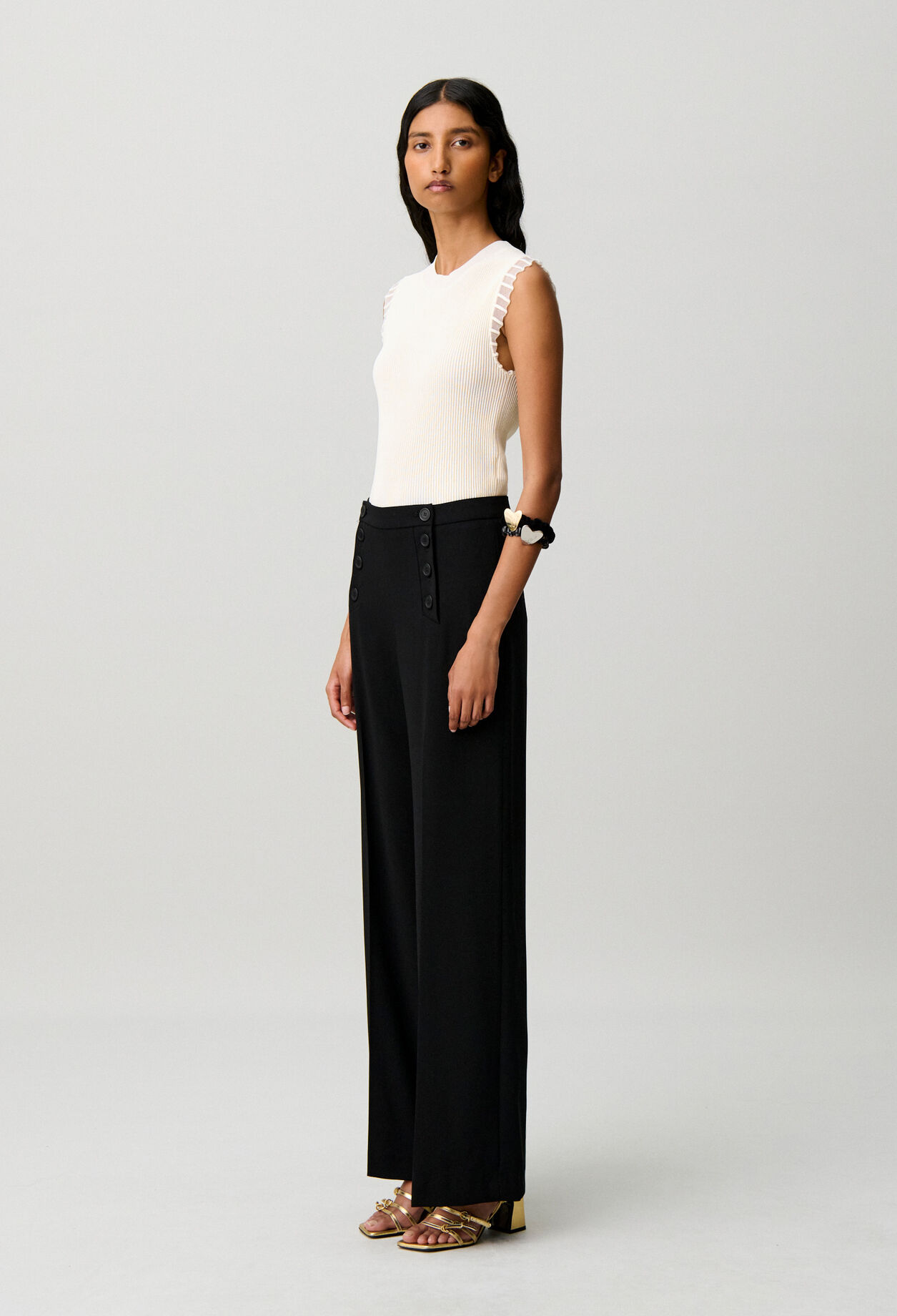 Pantalon à pont
