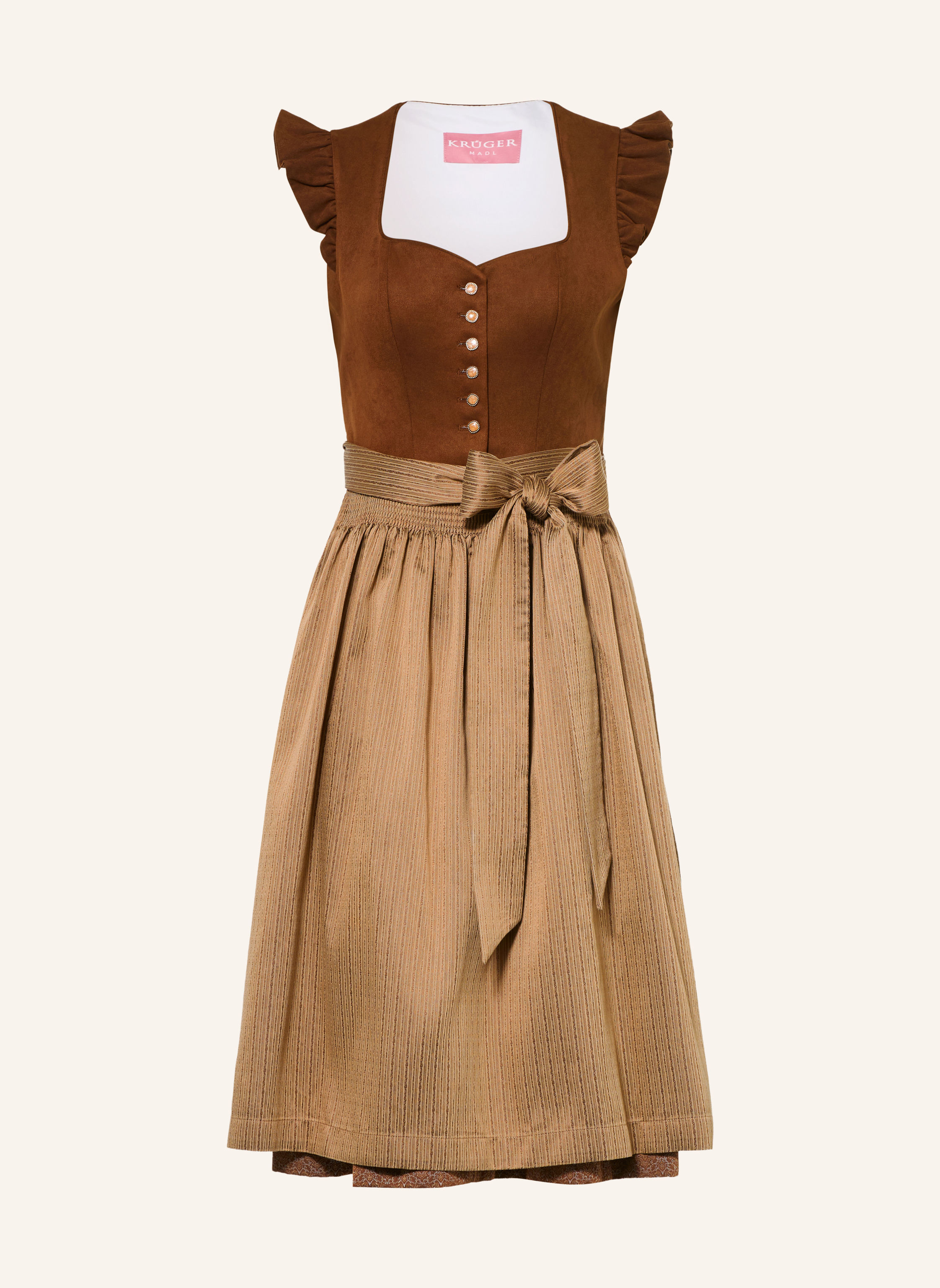 KRÜGER Dirndl mit Rüschen