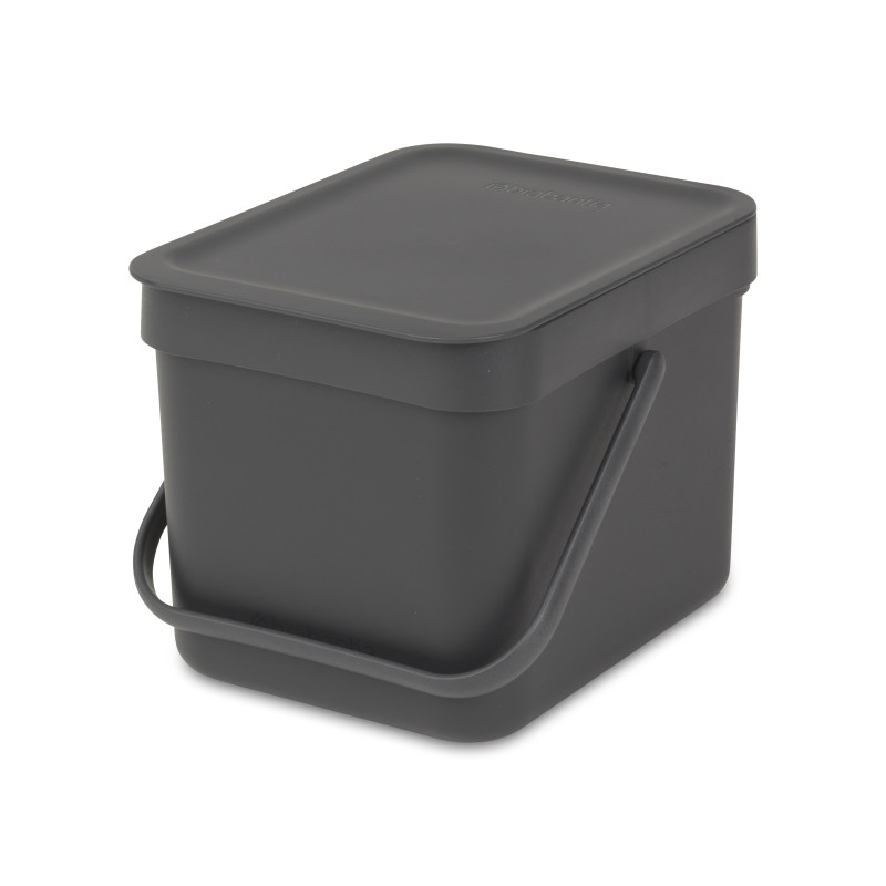 Poubelle de table Sort & Go 6 L grise BRABANTIA