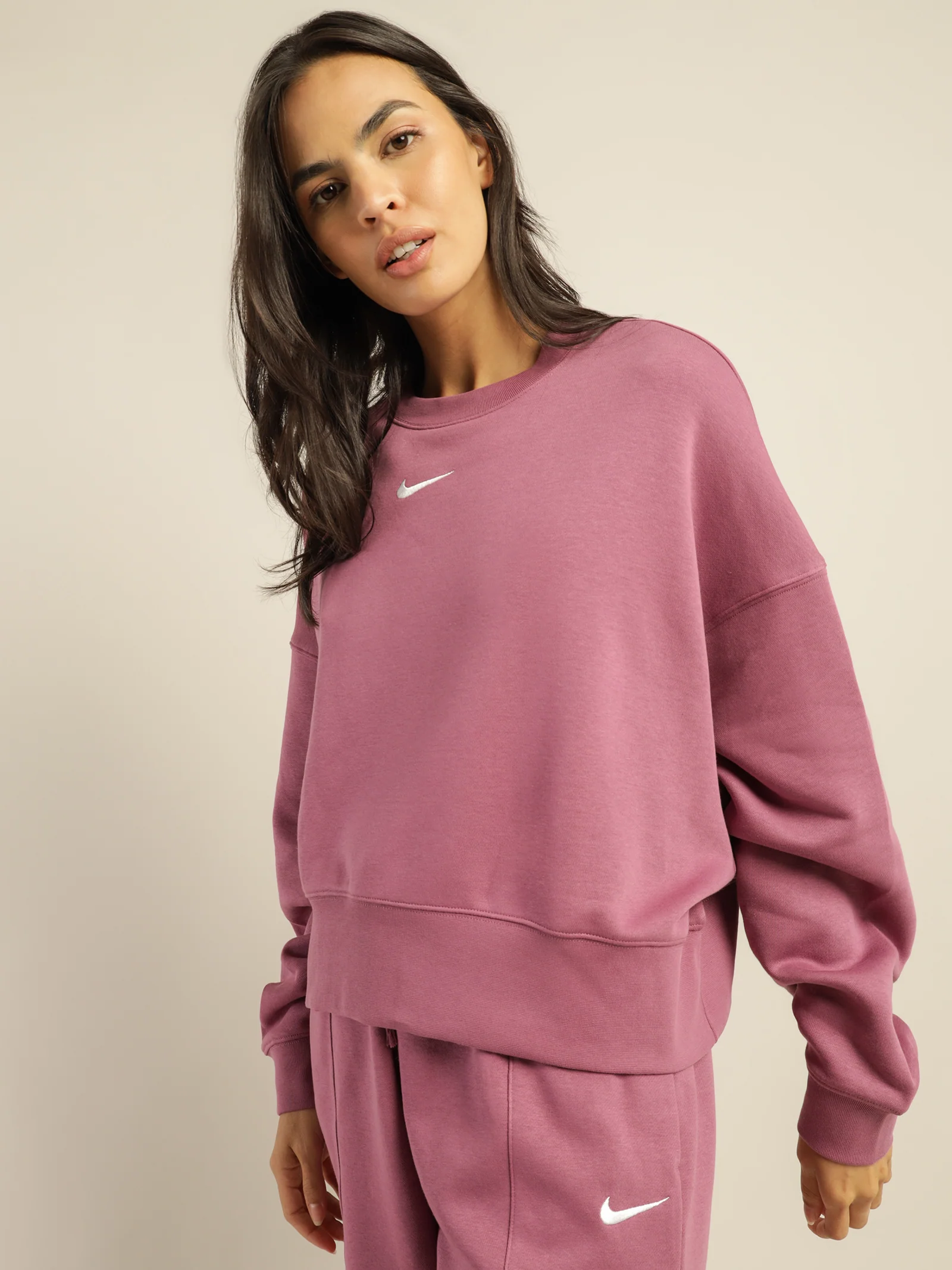 Oversized Fleece Crew
