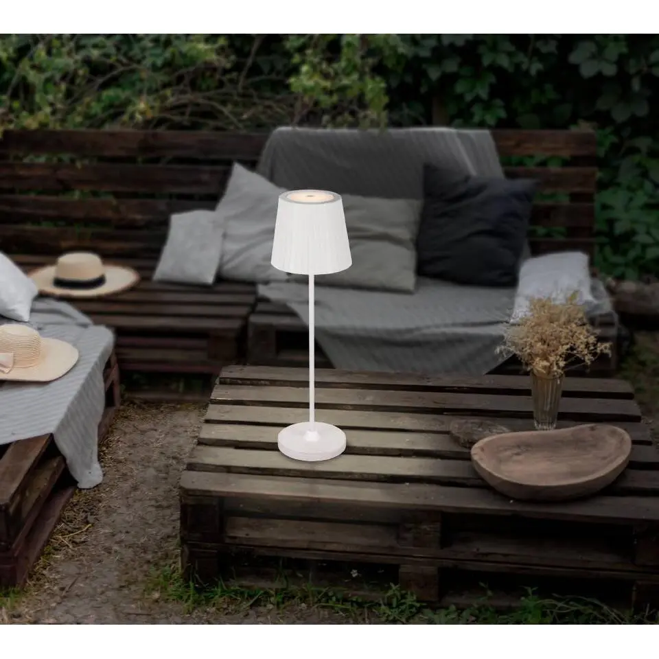 EGLO Cabozo Tafellamp - LED - Kunststof - Wit