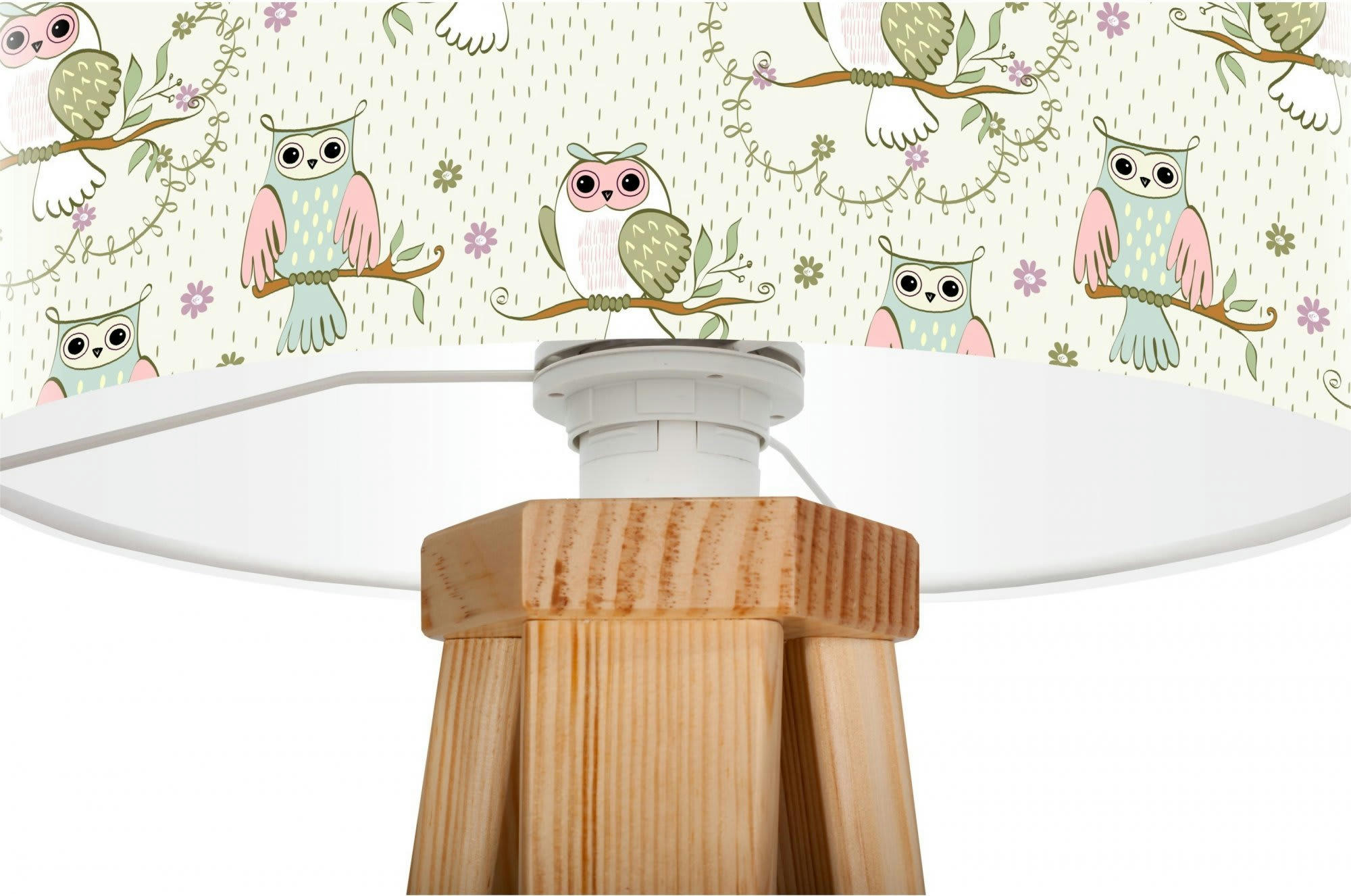 KIDS - Lampe de chevet enfant Bois Beige 30x30x45 cm