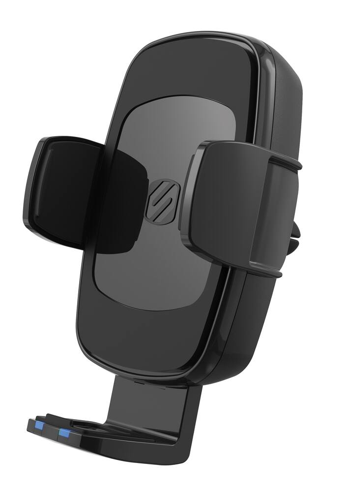 Scosche UQ3 Universal Phone Mount, Wireless Charging, 20W USB-C Power Delivery Port, Black