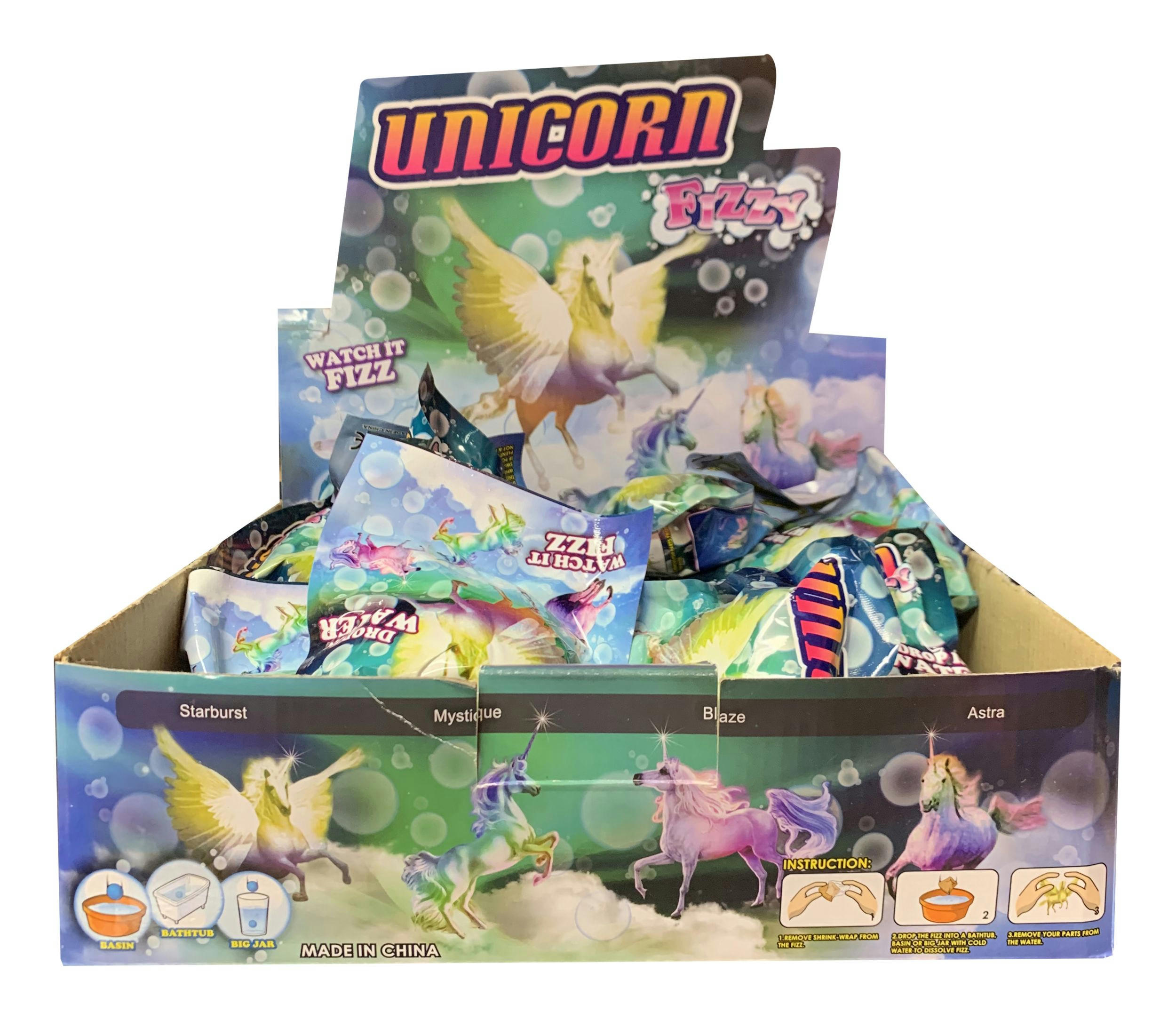 Fizzing Unicorn Egg with Secret Figurine