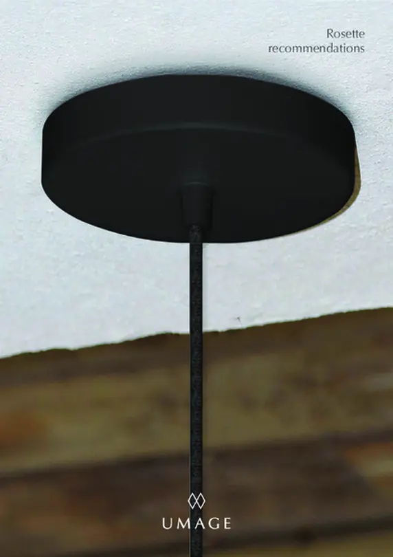 Leuchtenaufhängung Rosette
