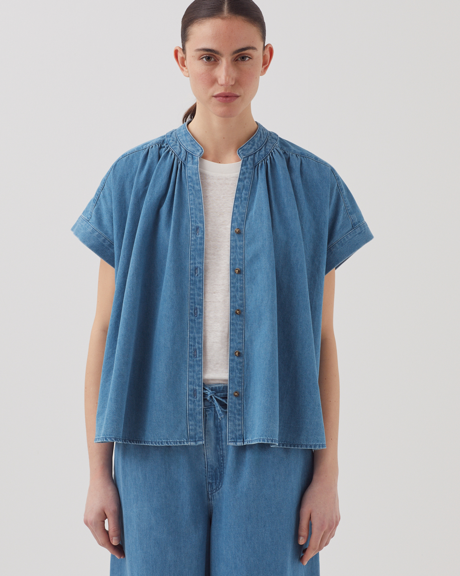 Chemise oversize en coton