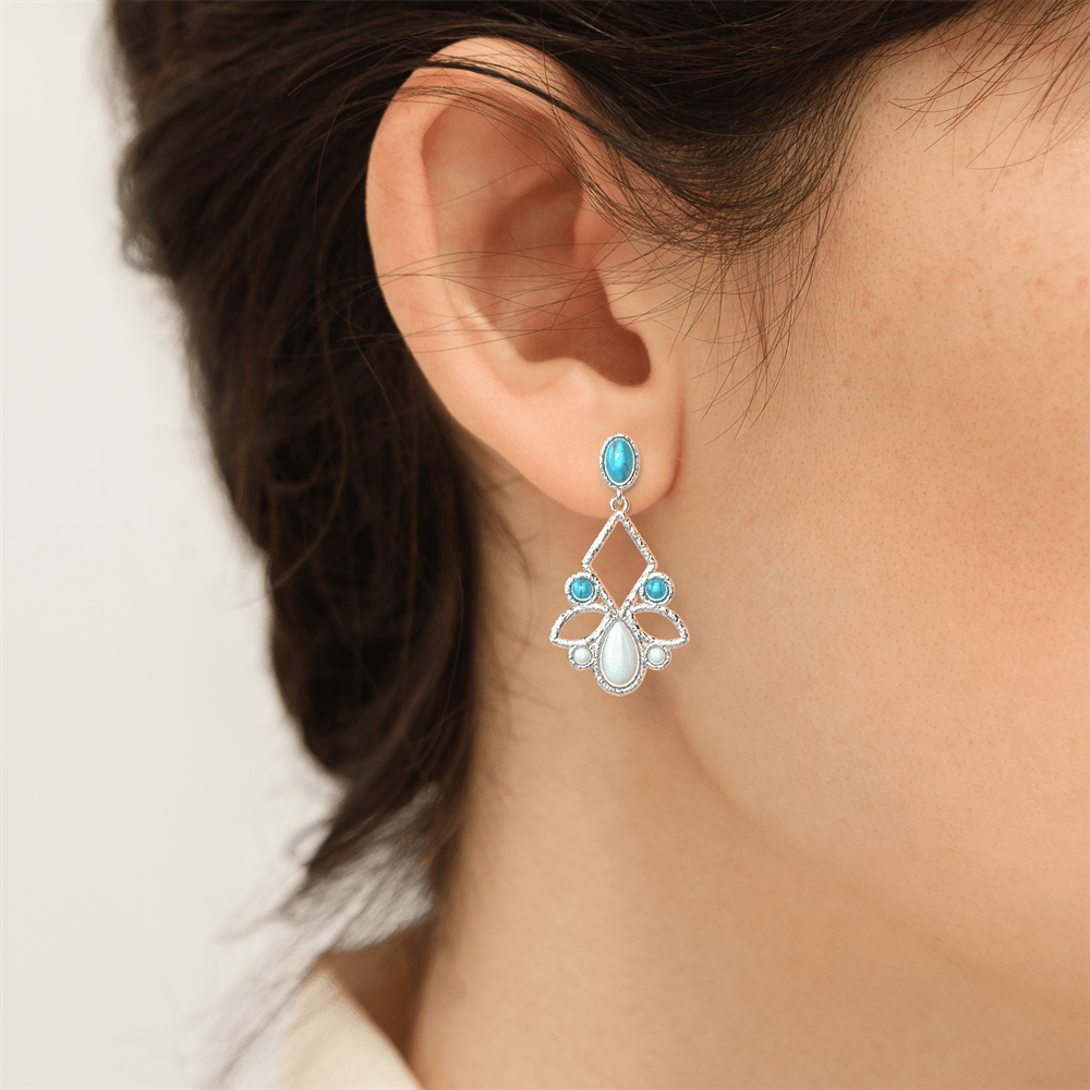 Boucles d'oreilles Rosace