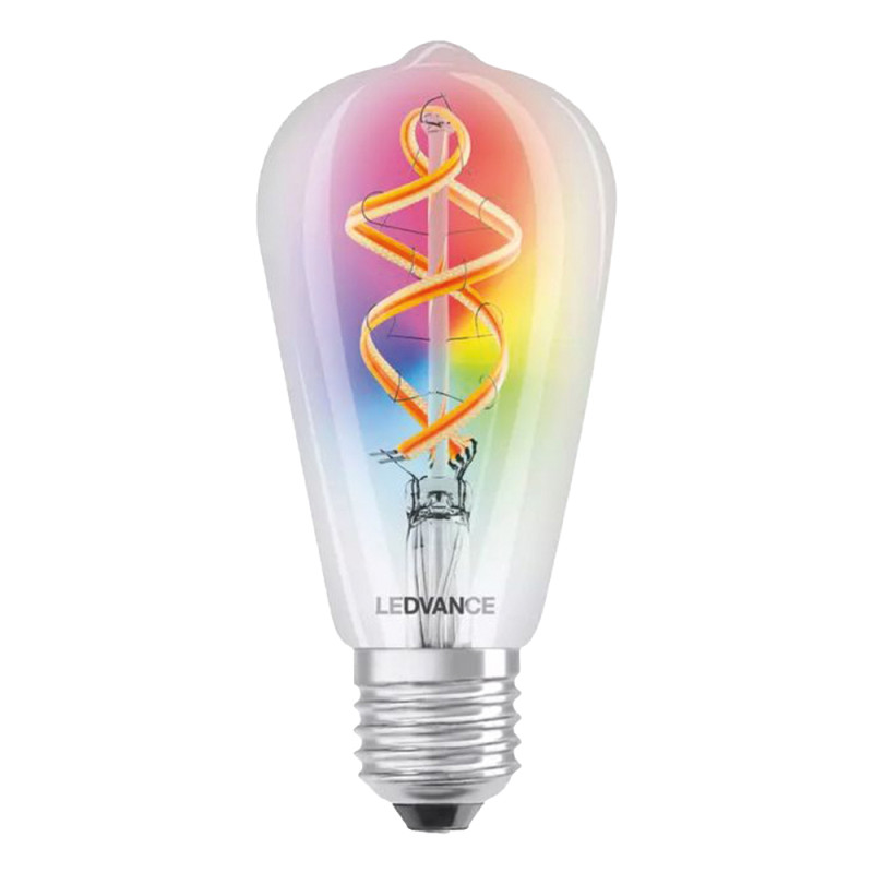 Ampoule à filament LED E27 connectée 300 lm Ø 6,4 cm 4,5 W