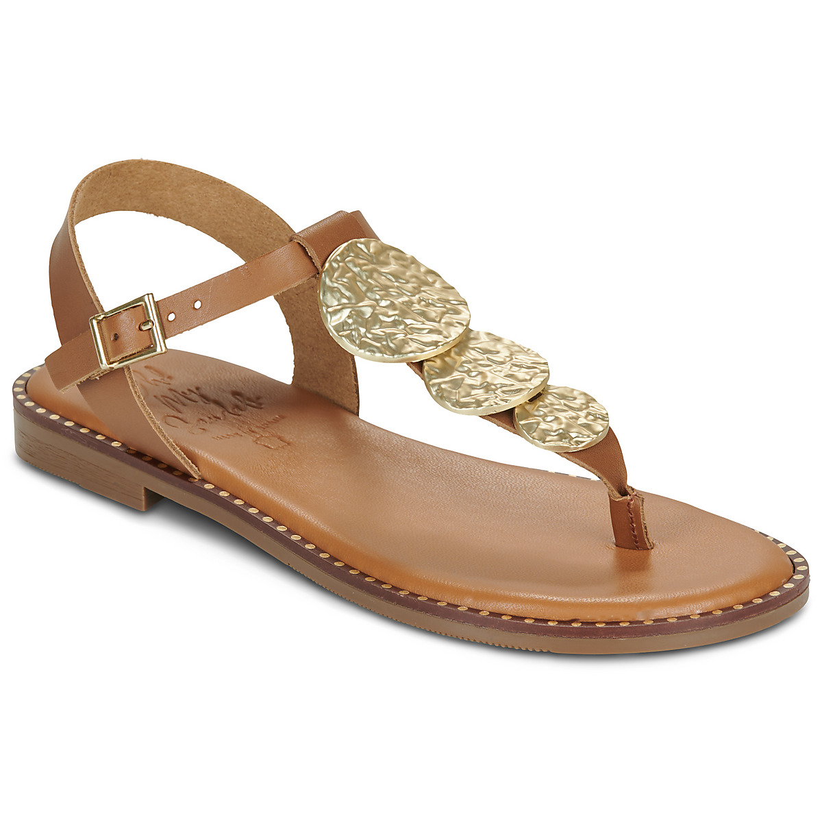 Oh My Sandals - 5848 - Brown / Gold