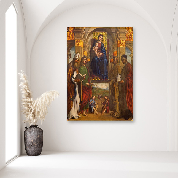 Feeby Obraz na płótnie Madonna i święci Bolonia 40x60