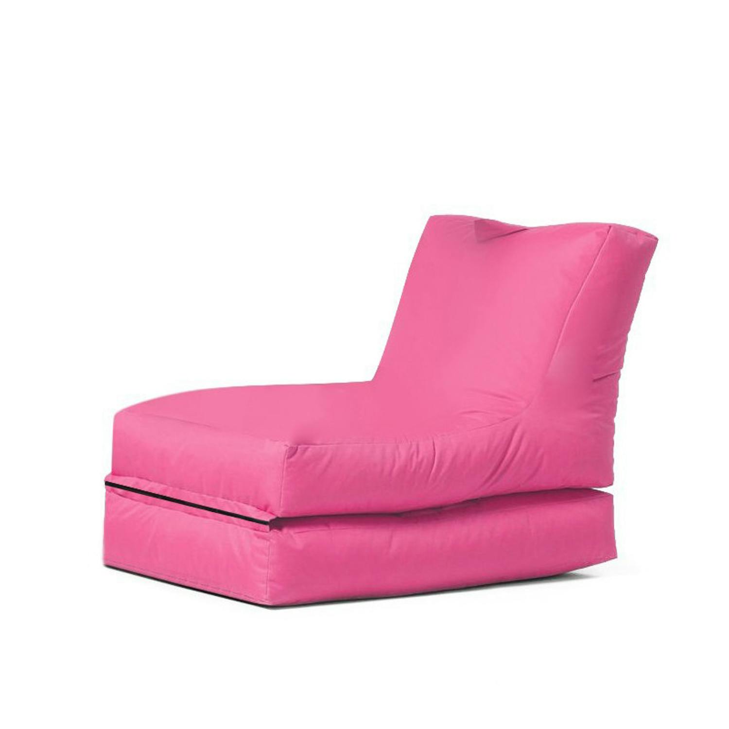 Pouf bain de soleil extérieur rose ARTA