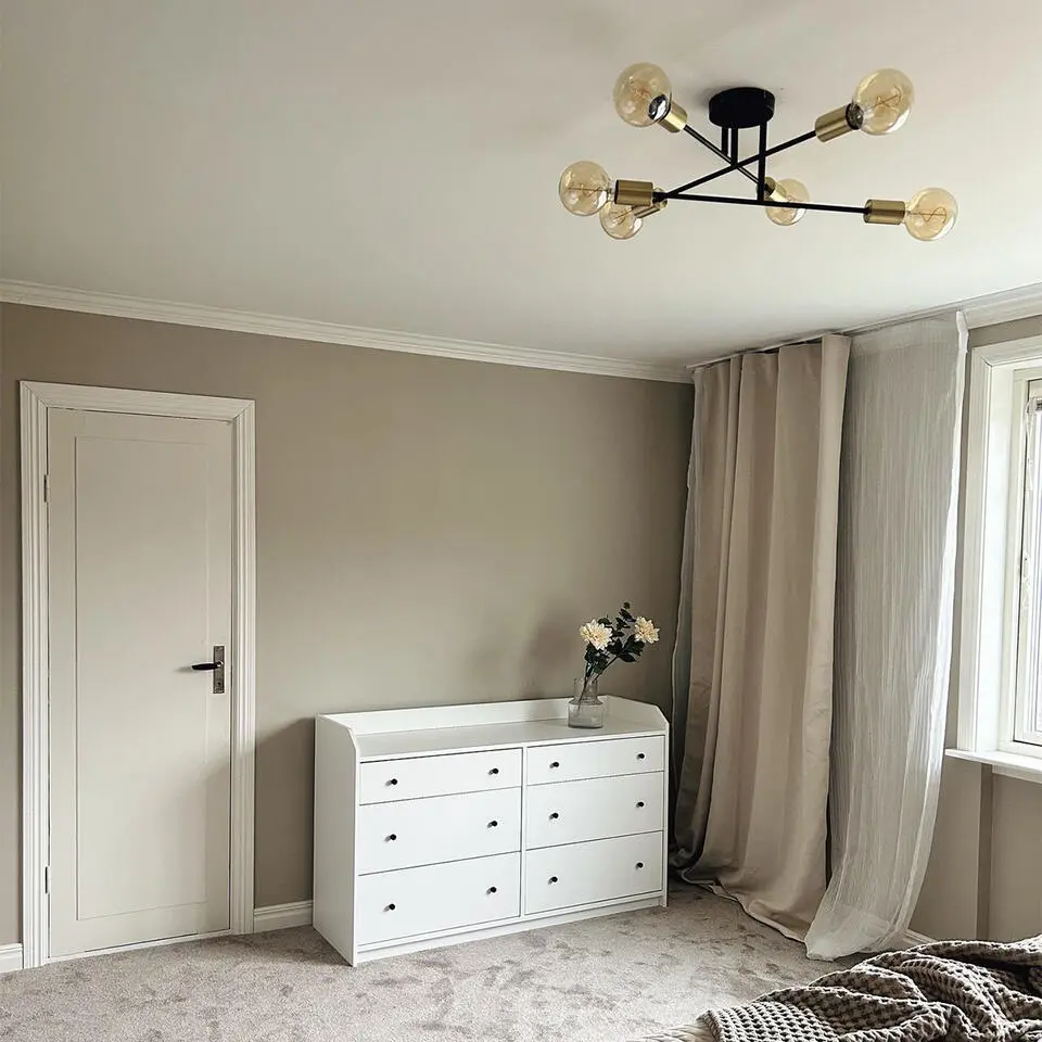 Qazqa plafondlamp met meerdere armen sydney goudkleurig e27