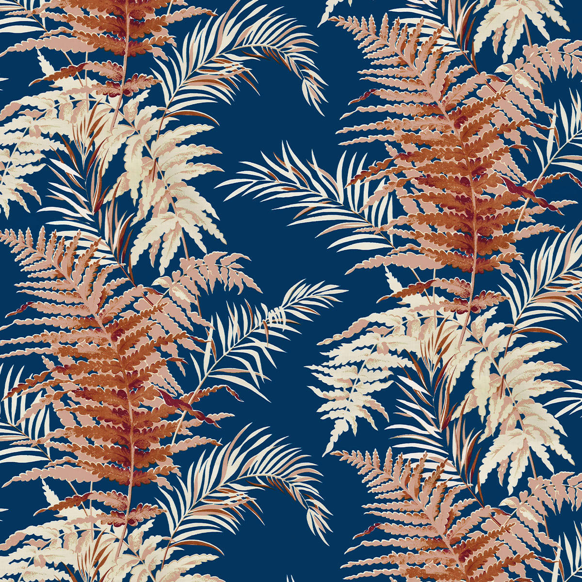 - Coussin tropical polyester bleu 40x40cm