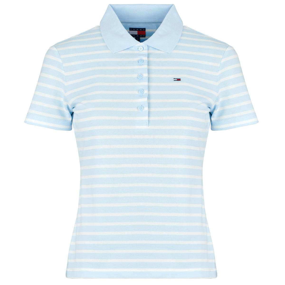 Tommy Jeans - TJW SLIM ESSENTIAL SS POLO - Blue