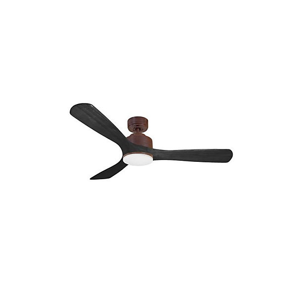 Modulo de KlassFan - Super destratificateur et ventilateur DC 132 cm Marron bois noir Lumièredimmable 25 à 40 m²