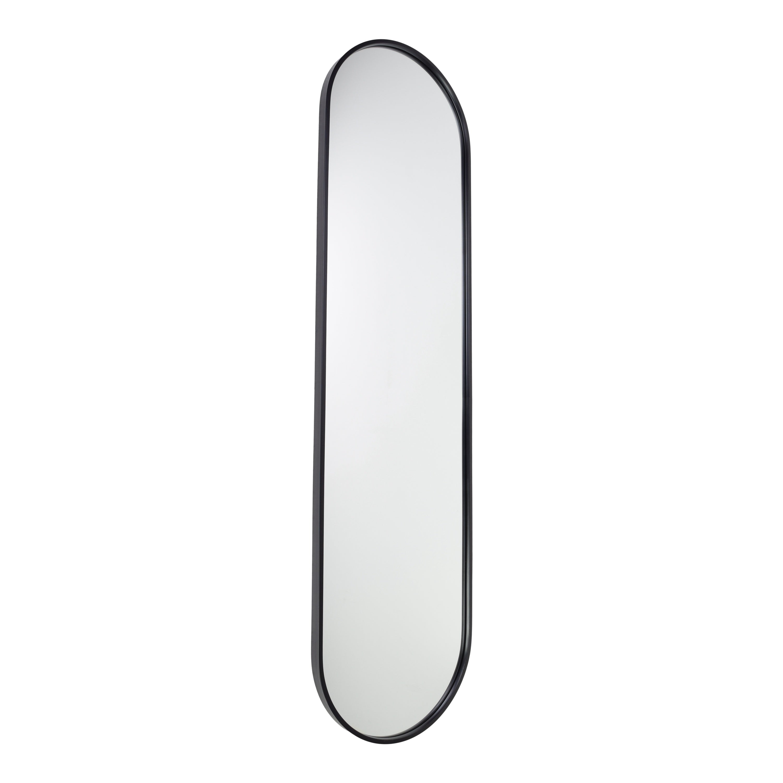 Fragix Boston Passpiegel Ovaal - Zwart - Metaal - 150x40