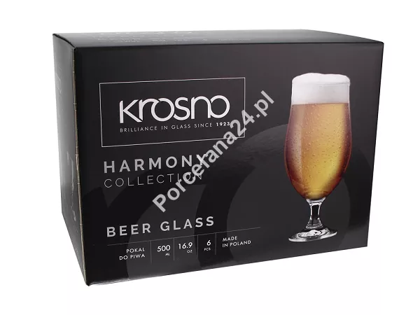 Kpl. pokali do piwa 500 ml (6 szt.) Krosno - Harmony 0594-0500