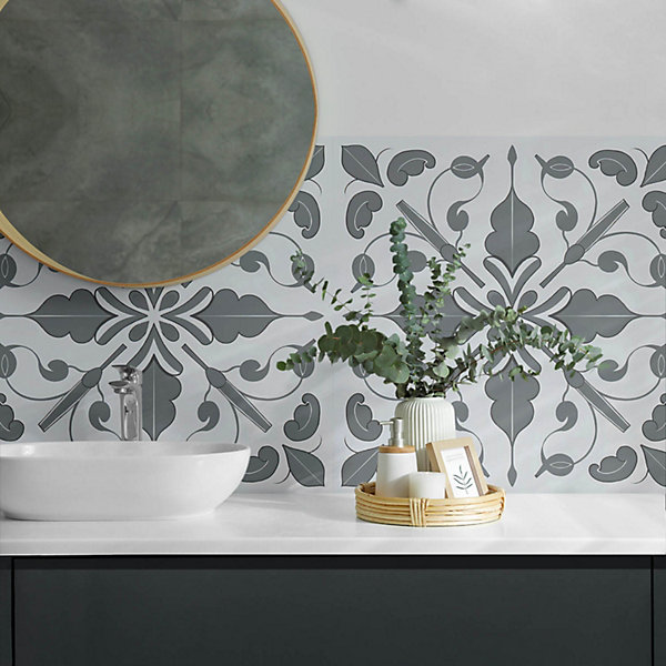 Panneau Décoratif Wallfluent 120x60 cm Boules Géométriques Dans Une Grille 1 pièce