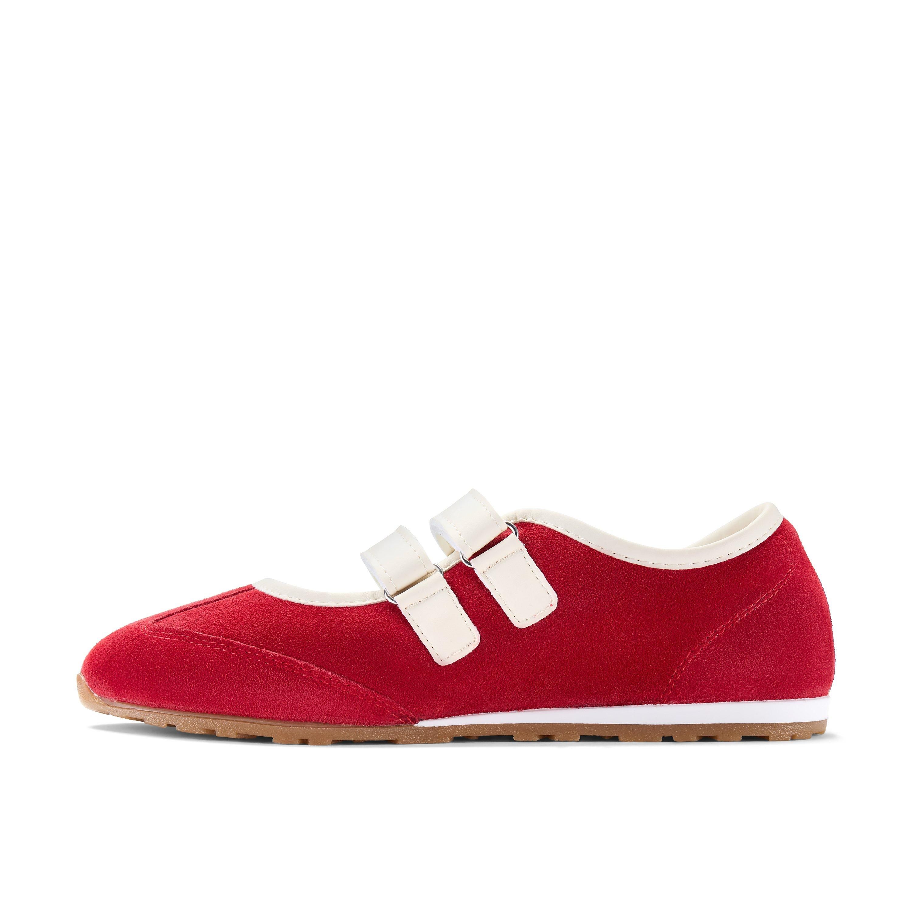 Clarks Lorenza Jane Red Trainers