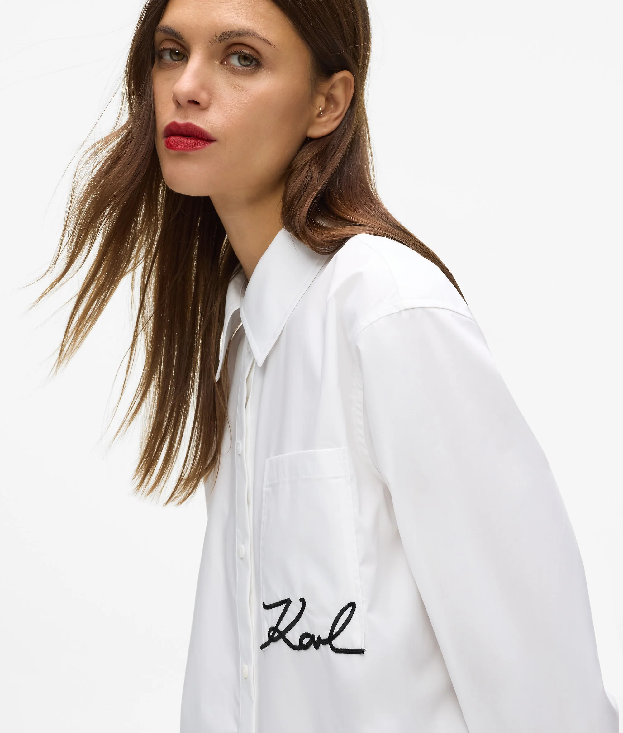Chemise avec poche Signature