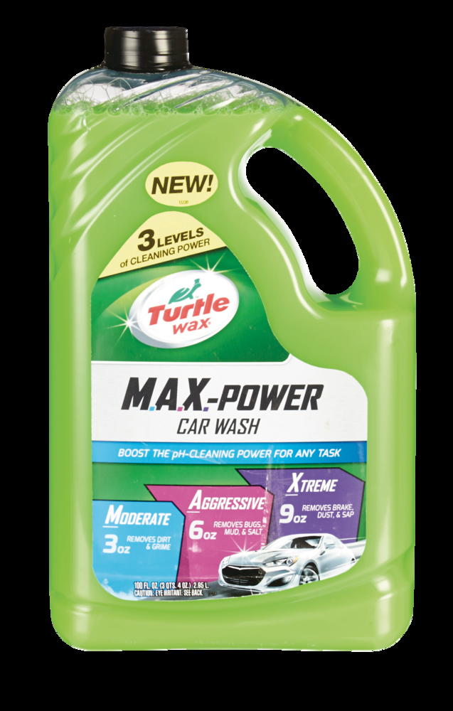 Turtle Wax Max Power Car Wash, 2.95-L