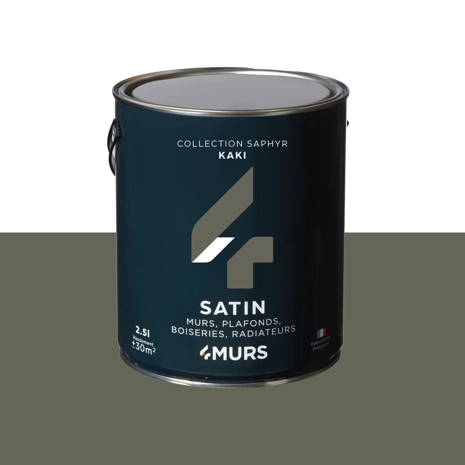 Saphyr Peinture Multi-supports Peinture kaki Satiné