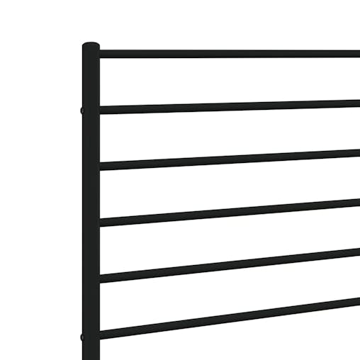 NNEVL Metal Headboard Black 107 cm