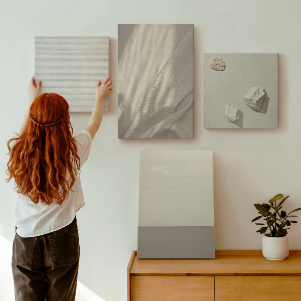 Obraz canvas 4 częściowy Tekstury boho |40x40, 40x60| Wallfluent