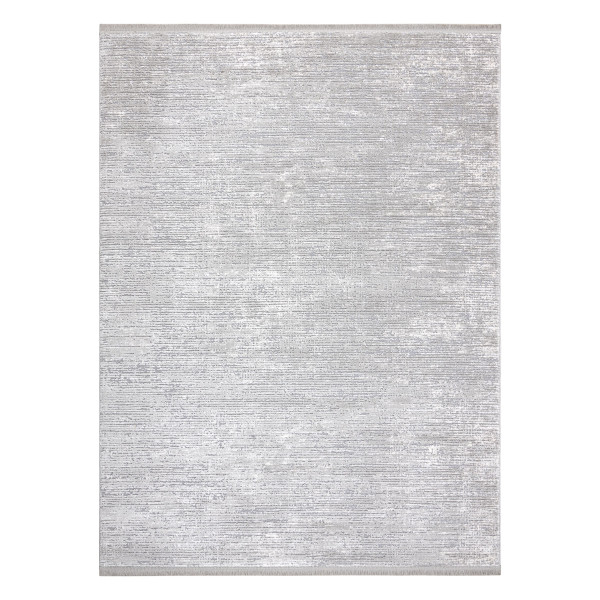 Dywan TULS nowoczesny, strukturalny, frędzle 51248 szary 80x150 cm