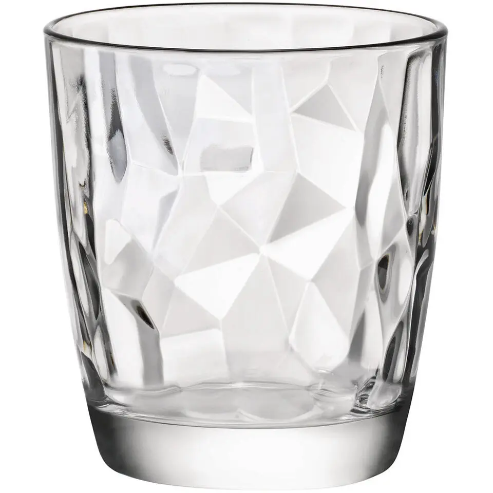 Bormioli Rocco waterglazen/sapglazen Diamond Dof - 6x - 390 ml