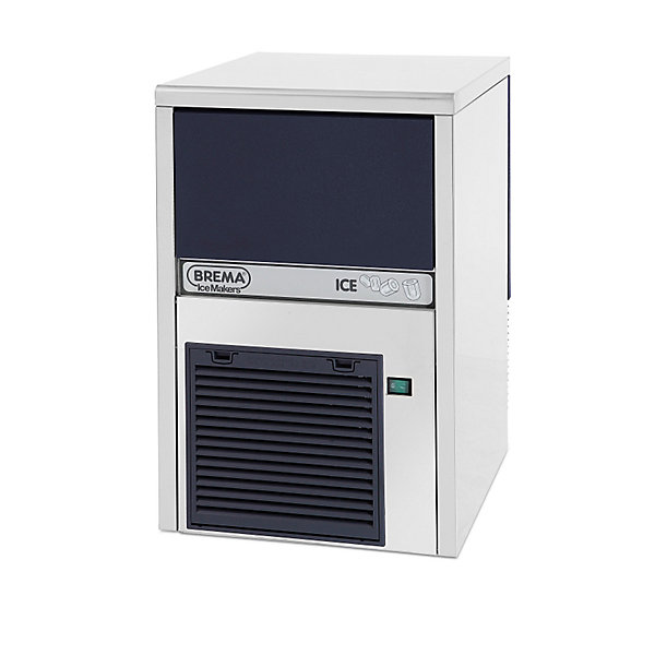 Machine à Glaçons Creux 22 kg/24h, Réserve-Bac 6kg, condenseur eau - BREMA - l0.1- L0.1- P0.1- h0.1-
