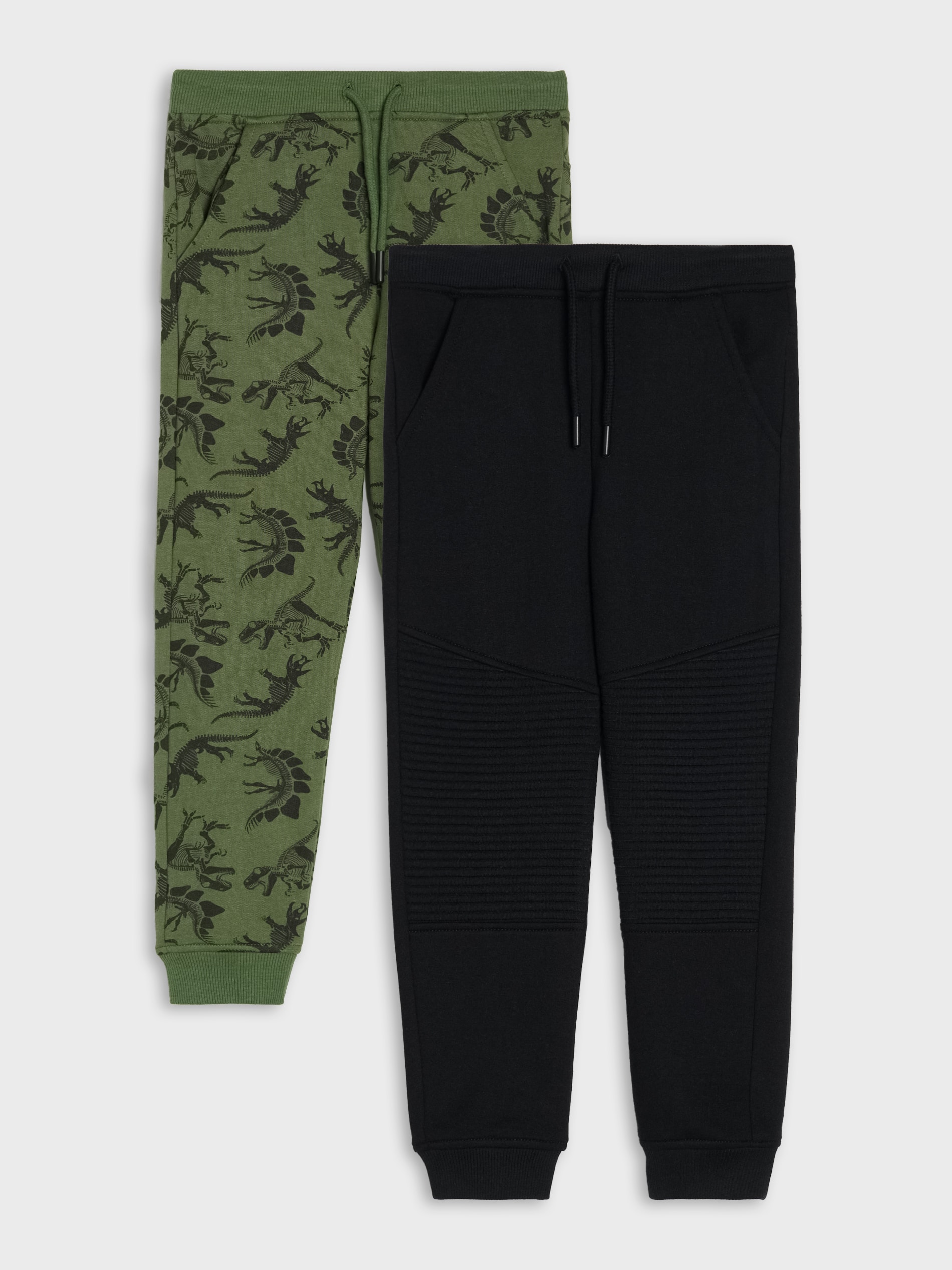 Spodnie slim z motywem dinozaurów 2 pack