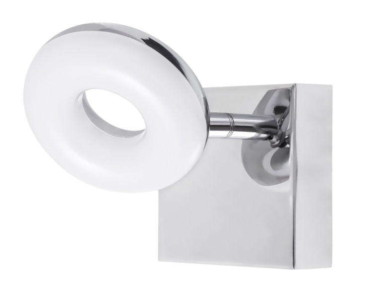Kinkiet Beatachromowany biały LED 1x5W 465lm wym:9x9x15cm IP44 Rabalux