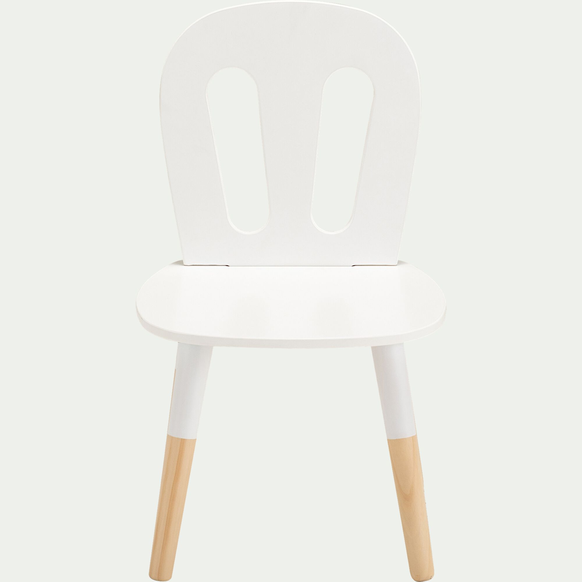 LOULOU - Chaise enfant en bois - blanc