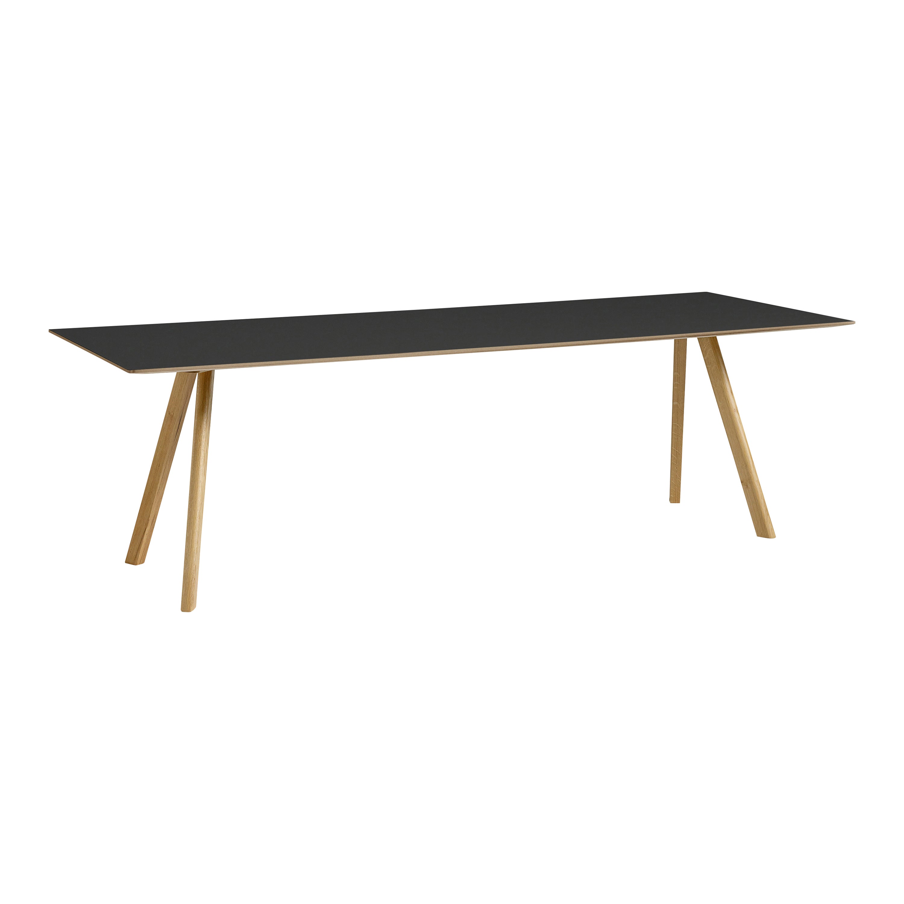 HAY CPH30 2.0 Eettafel - Eikenhout frame Black linoleum