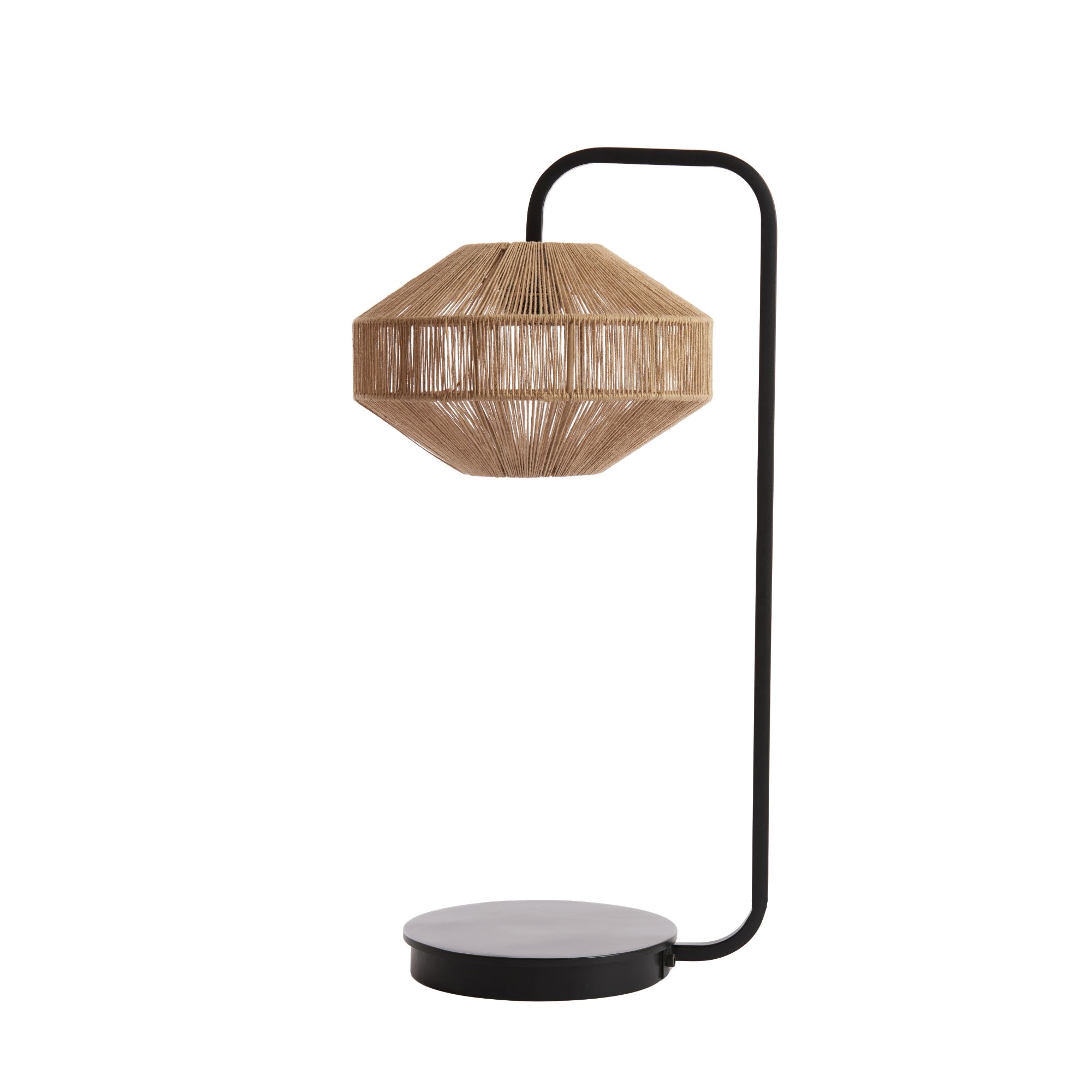 Light & Living tafellamp Lyra - bruin - Ø26cm