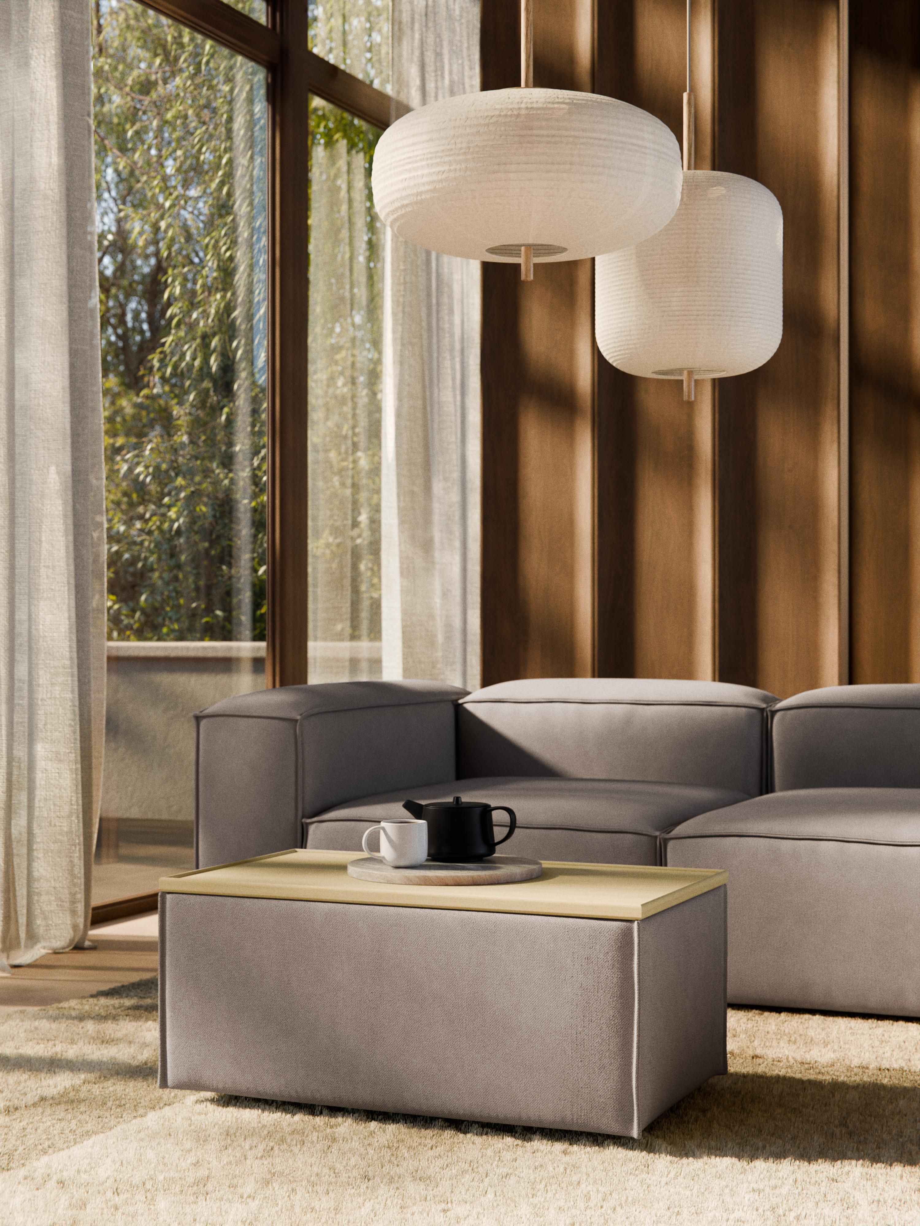 Sofa-Hocker Lennon mit Stauraum