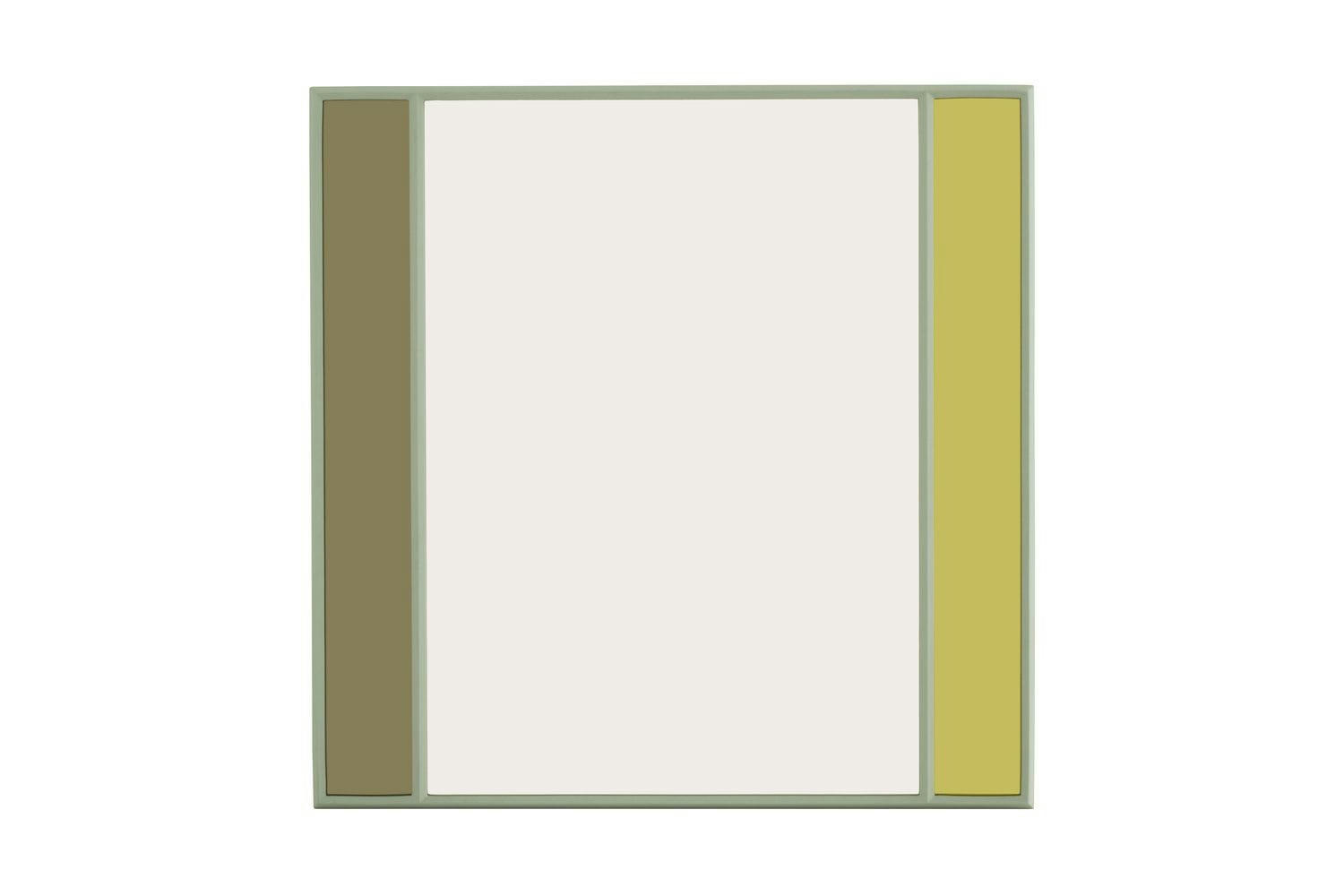 VITRAIL - Miroir vitrail carré gris clair 50x50cm