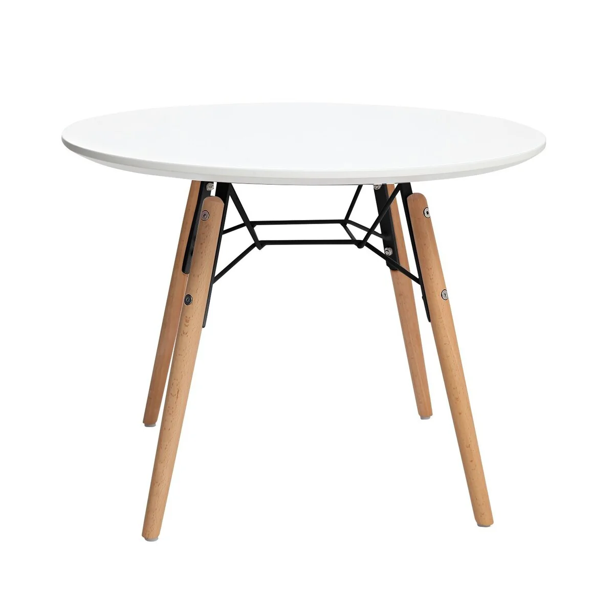 Designer Plastic Kids Circle Activity Table Bedroom Home School Preschool Daycare Child Montessori Wooden Eiffel Dowel