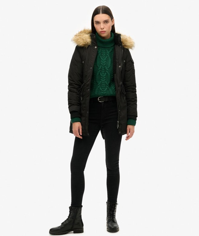Nadare Microfibre Parka Coat
