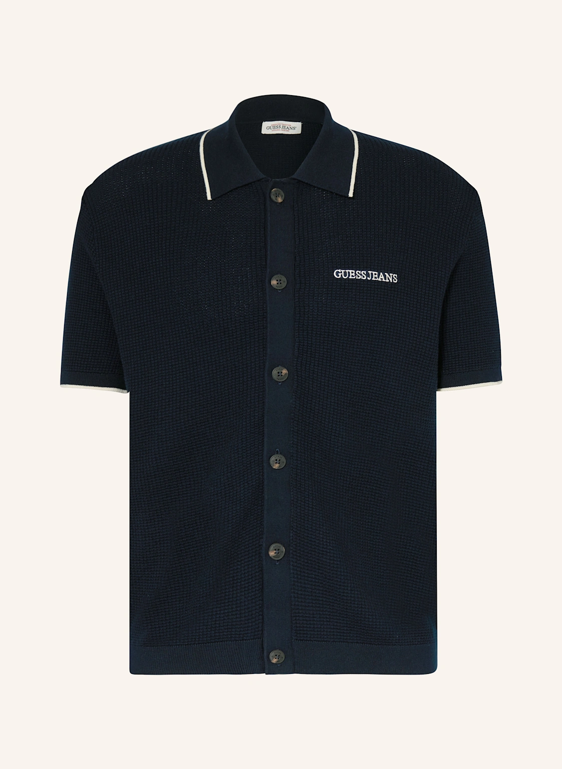 GUESS JEANS Strickhemd Regular Fit