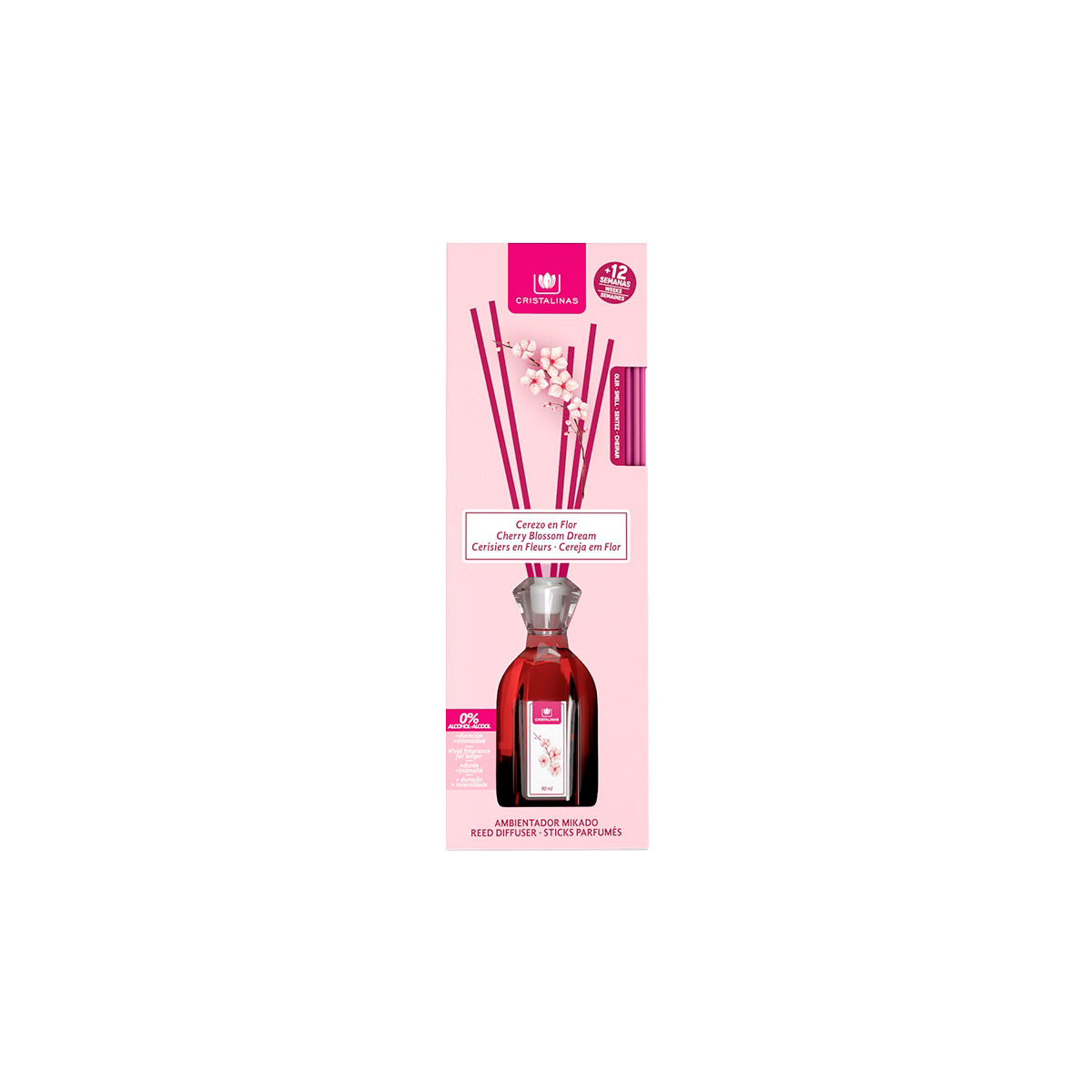 Ambientador mikado perfumado flor de cerejeira 90ml