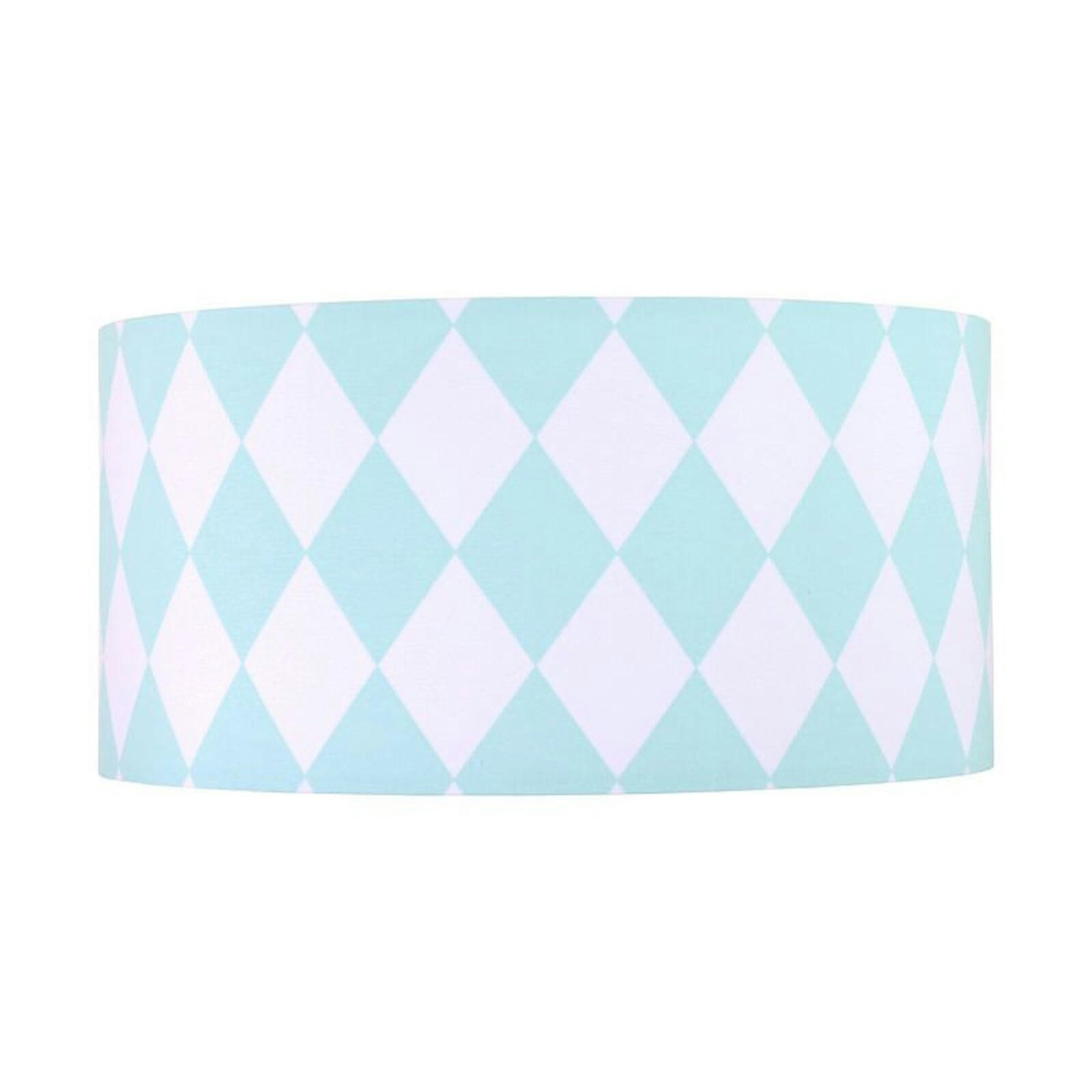CLASSIC - Suspension Tissu Bleu 40x40x102 cm