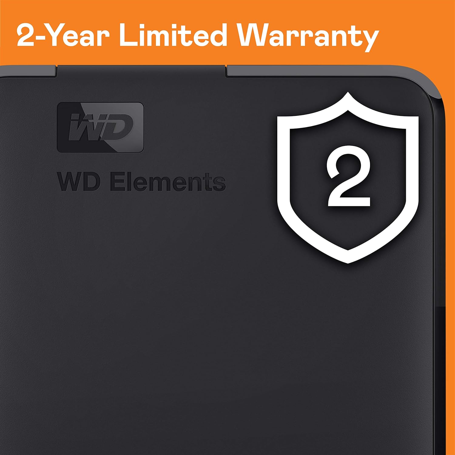 Western Digital WD 1TB Elements Portable External Hard Drive for Windows, USB 3.2 Gen 1/USB 3.0 for PC & Mac, Plug and Play Ready - WDBUZG0010BBK-WESN