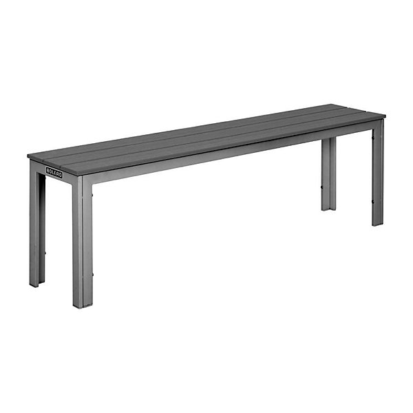 Bancs à Lattes Valletta Gris - Lot de 2 - Bolero
